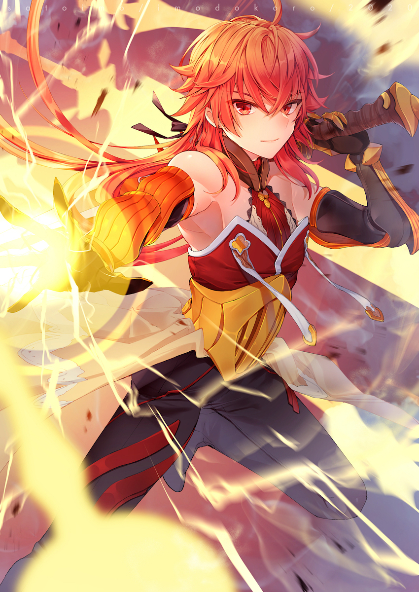 This is a pixiv picture whose title is 偉大なる者の腕.