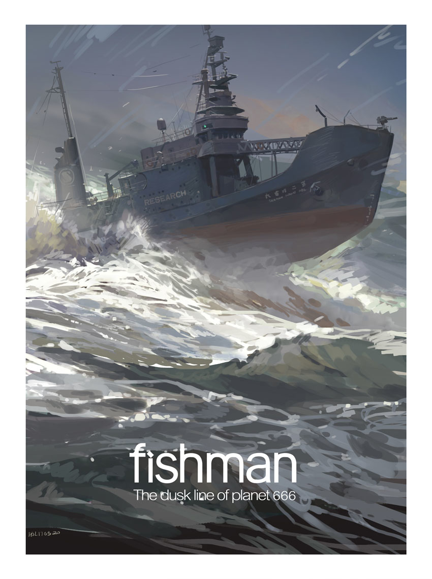 This is a pixiv picture whose title is 【fishman】.