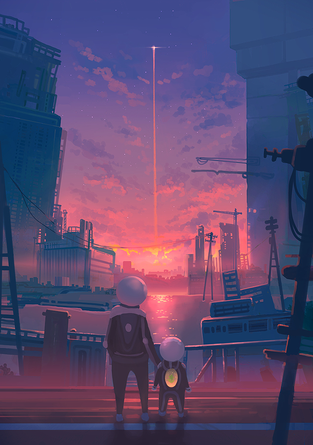 This is a pixiv picture whose title is Heavy Metal.