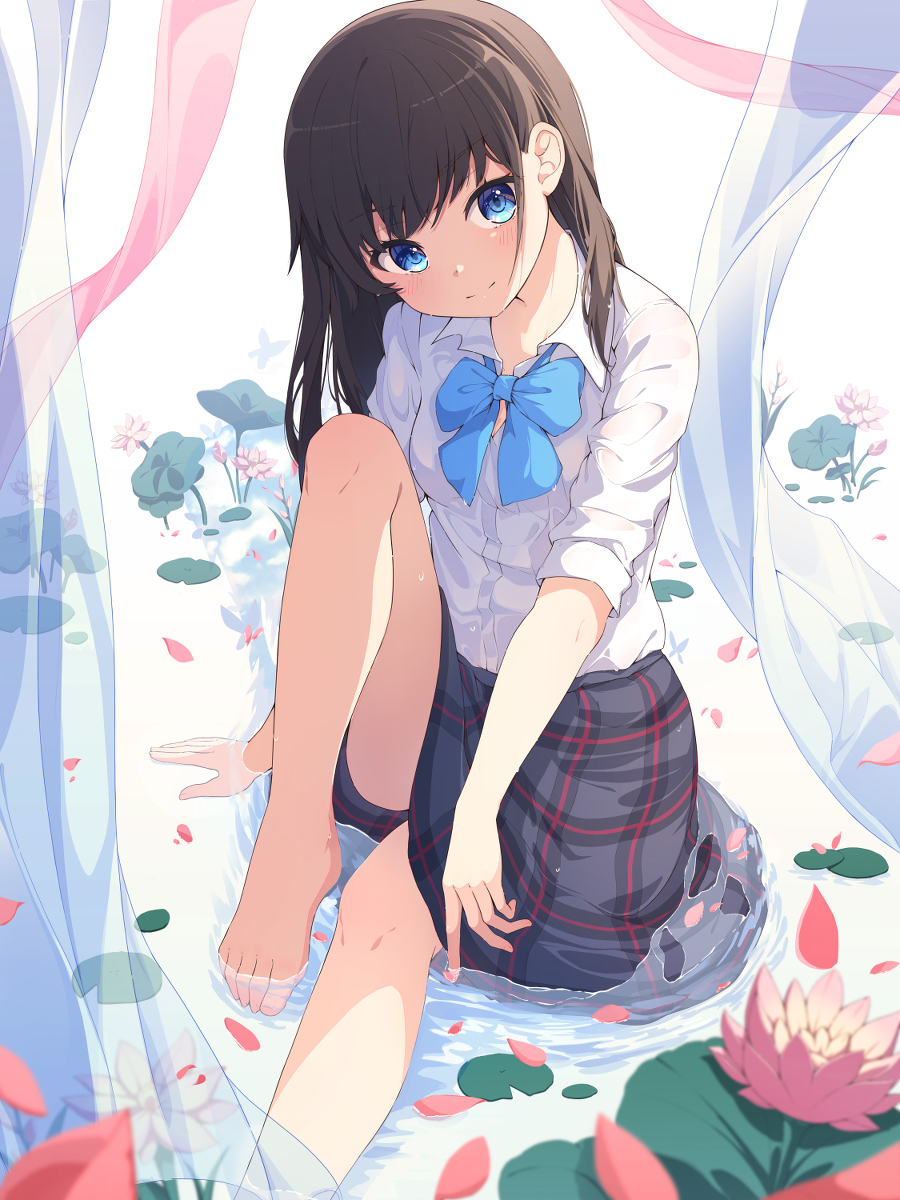 This is a pixiv picture whose title is 水.