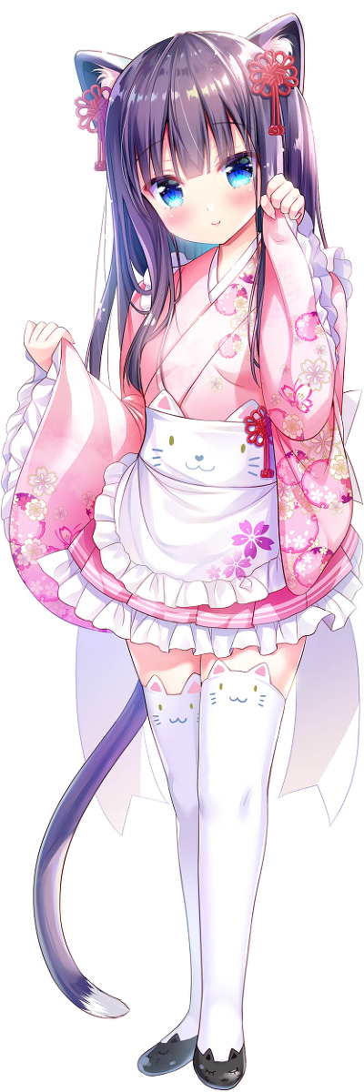 This is a pixiv picture whose title is いらっしゃいませご主人さま.