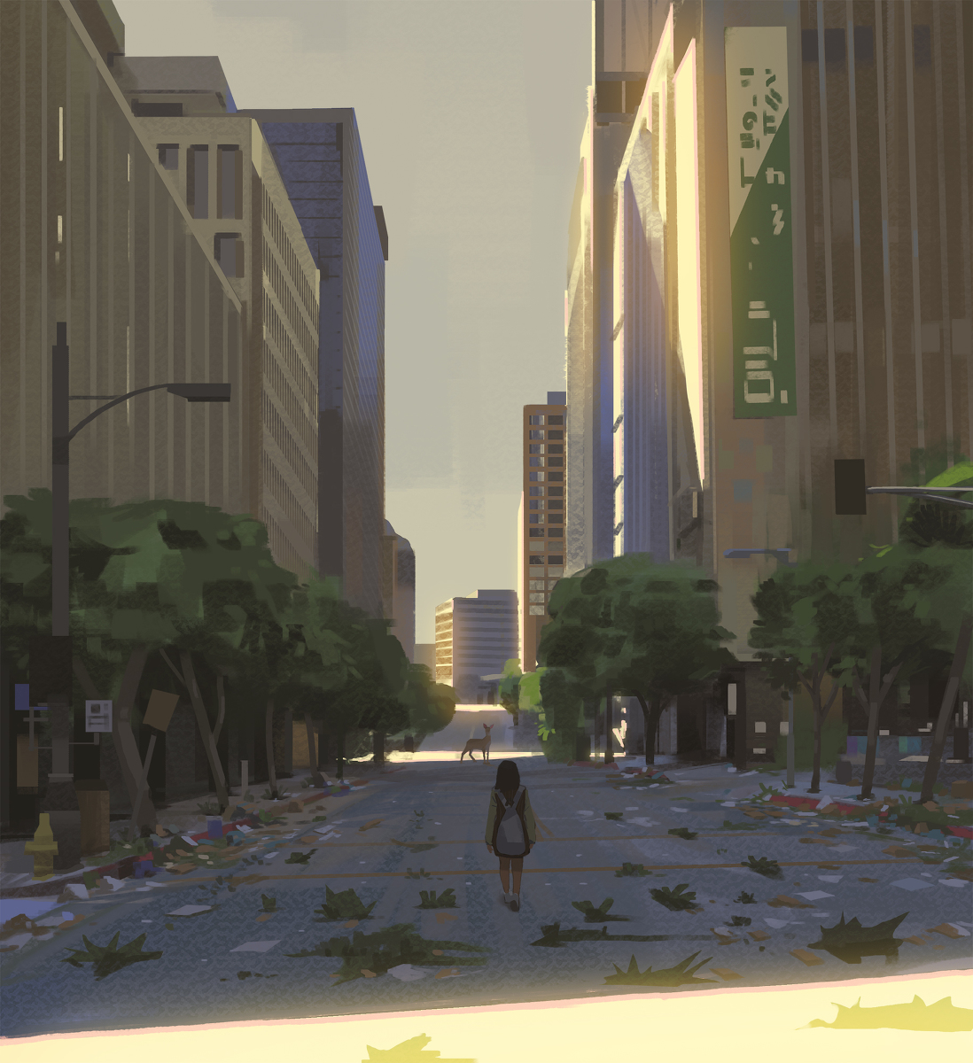 This is a pixiv picture whose title is Empty streets.