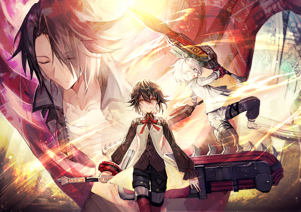 This is a pixiv picture whose title is GOD EATER BURST.