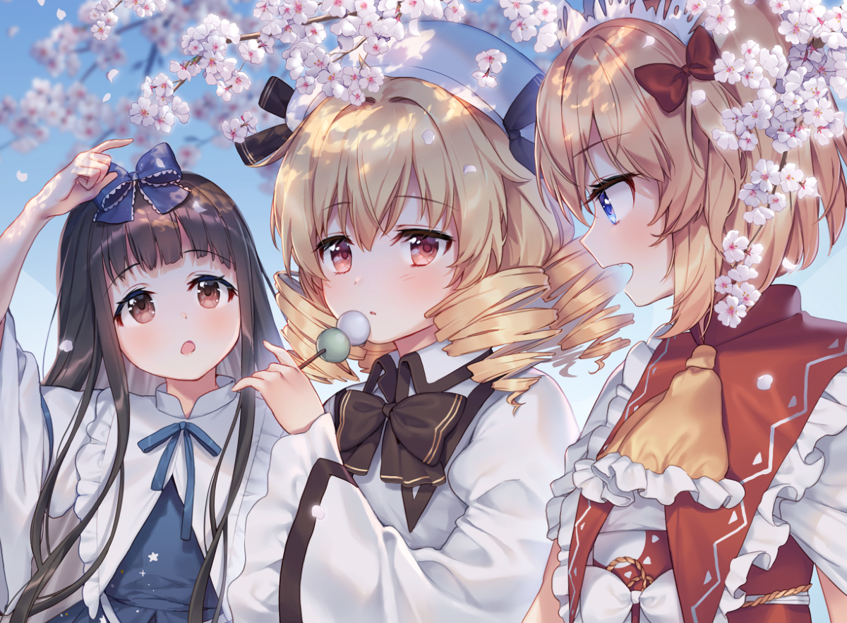 This is a pixiv picture whose title is 桜.