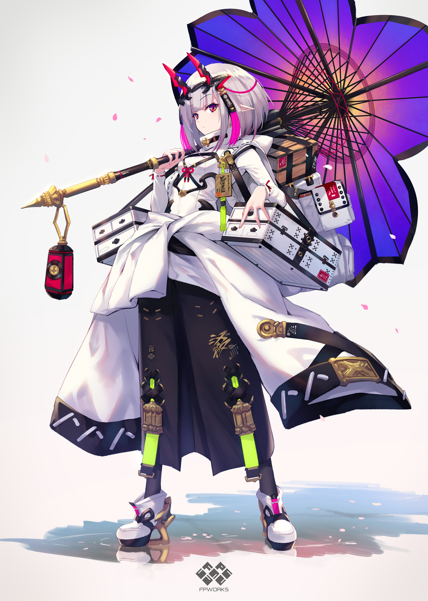 This is a pixiv picture whose title is 鬼ノ医術士.