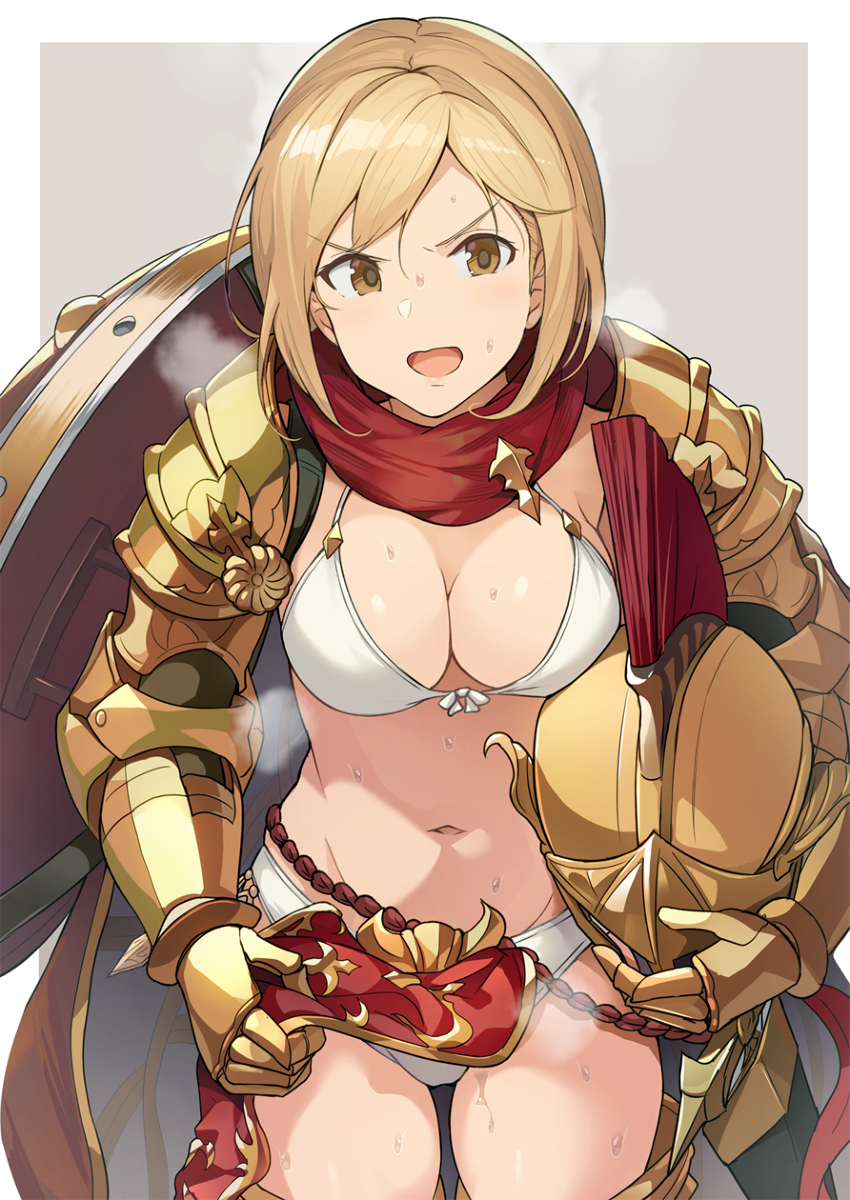 This is a pixiv picture whose title is 『敵対心』.