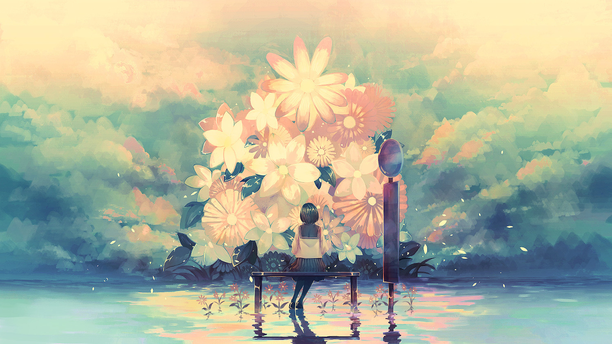 This is a pixiv picture whose title is シグネに花束を.