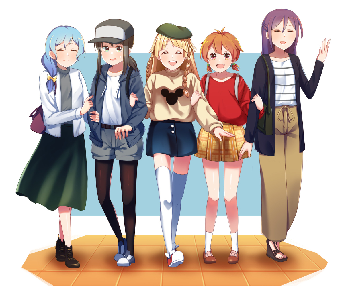 This is a pixiv picture whose title is ちょこっとバンドり7.