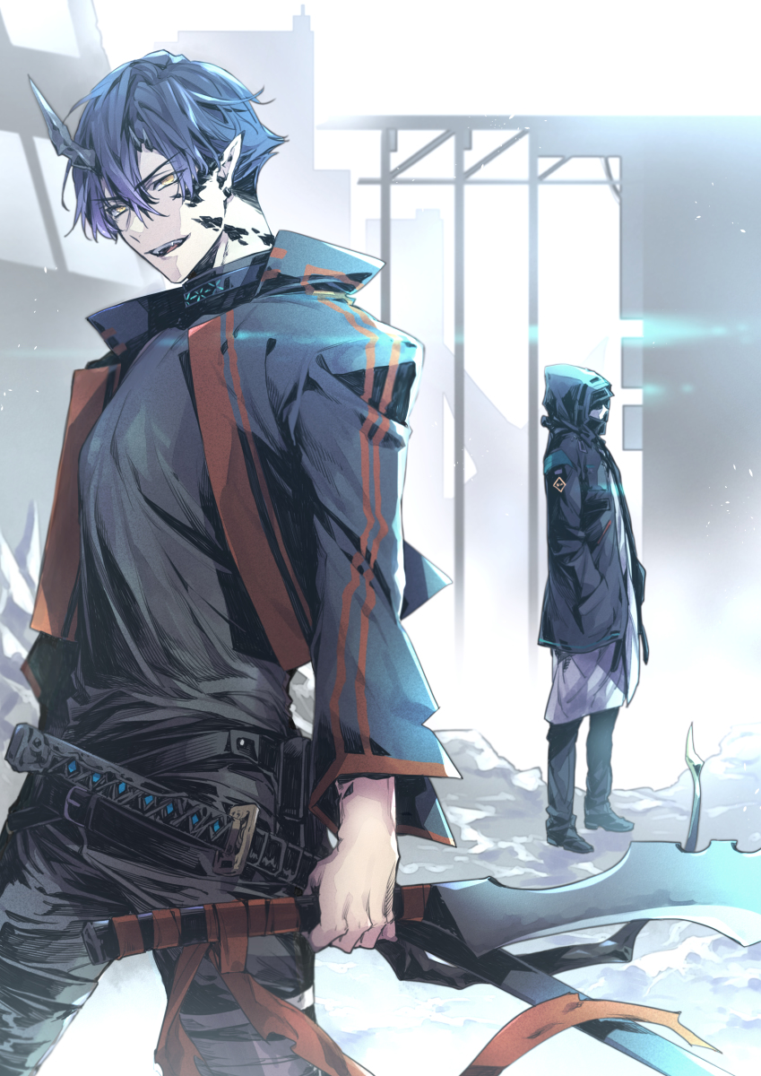 This is a pixiv picture whose title is アークナイツ(博炎).