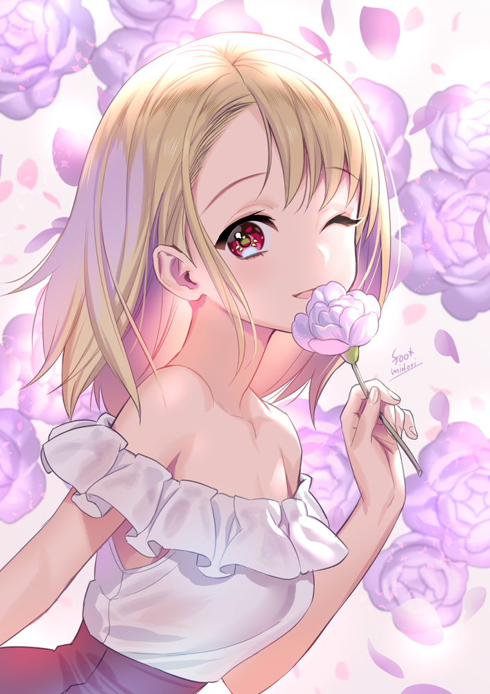 This is a pixiv picture whose title is こいごころ.