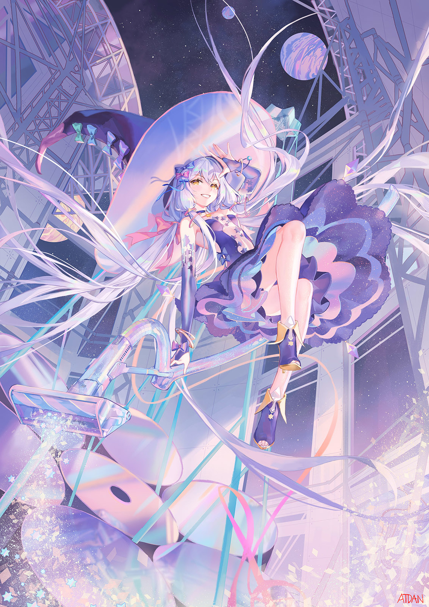This is a pixiv picture whose title is Vacuuming.