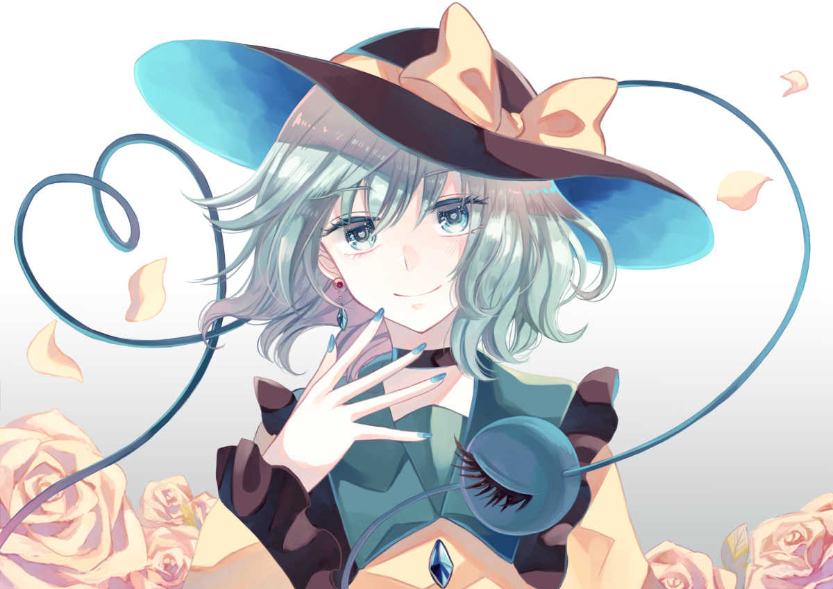 This is a pixiv picture whose title is 閉じた恋の瞳.