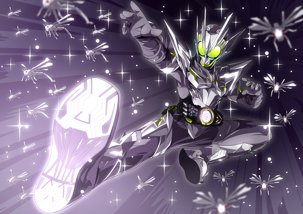 This is a pixiv picture whose title is やっぱりオレが社長で仮面ライダー.