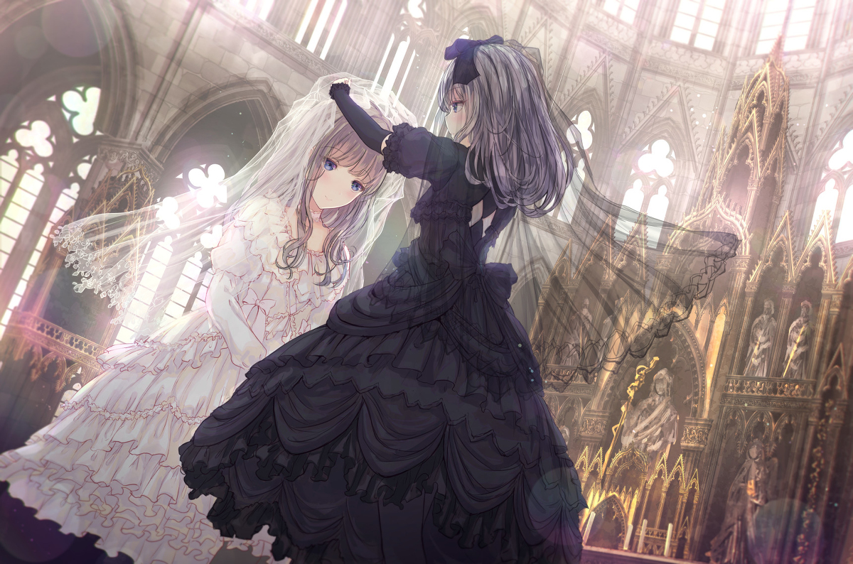 This is a pixiv picture whose title is Veil.