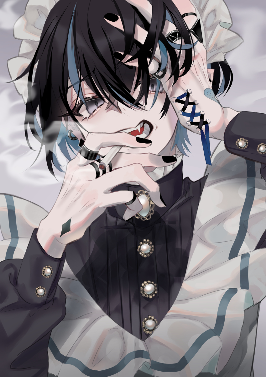 This is a pixiv picture whose title is メイド.