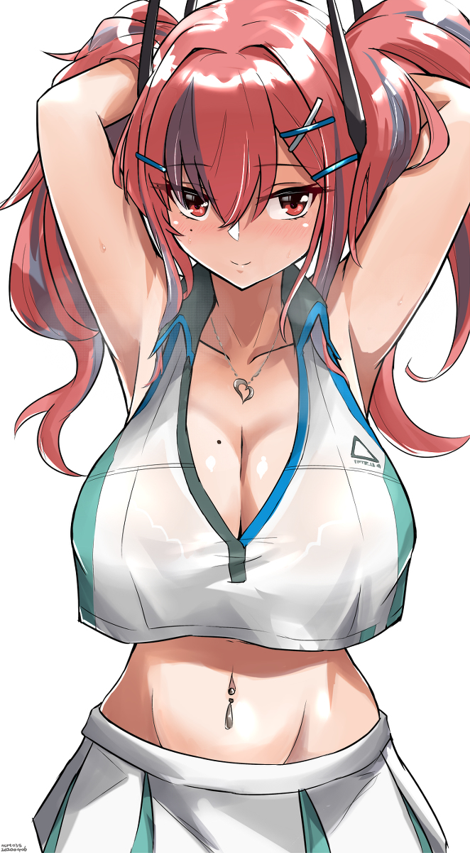 This is a pixiv picture whose title is 暑っ….