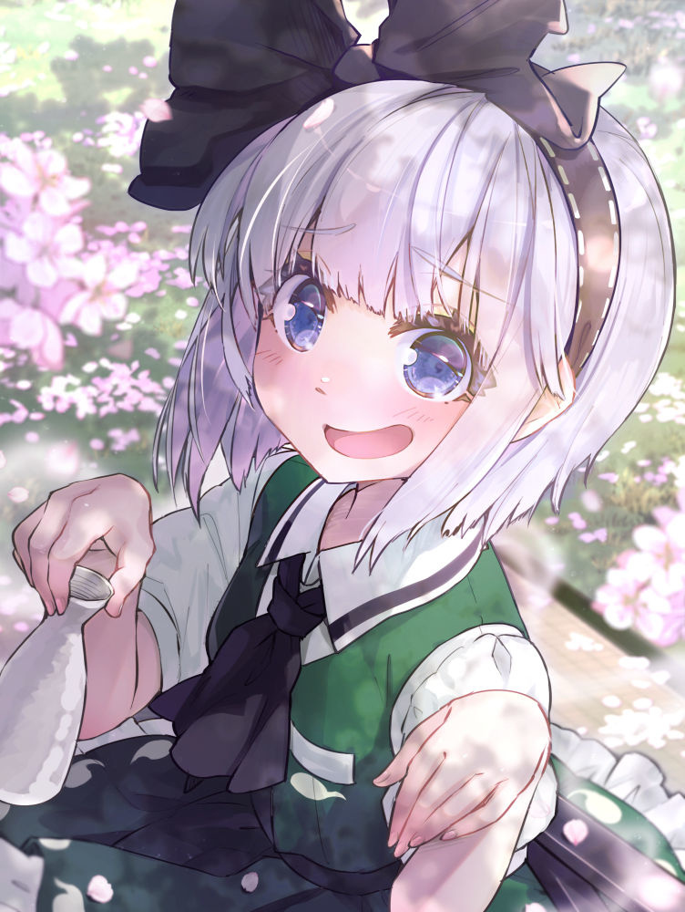 This is a pixiv picture whose title is へらへら妖夢.
