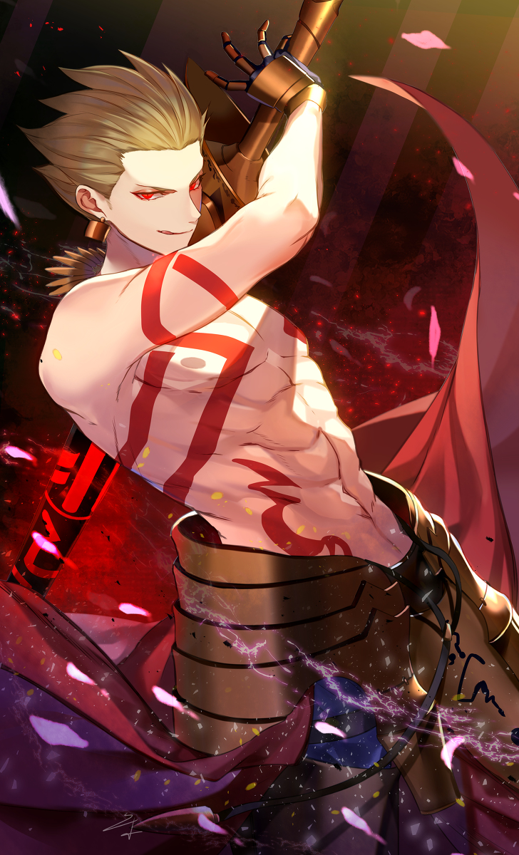 This is a pixiv picture whose title is 原初を語る.