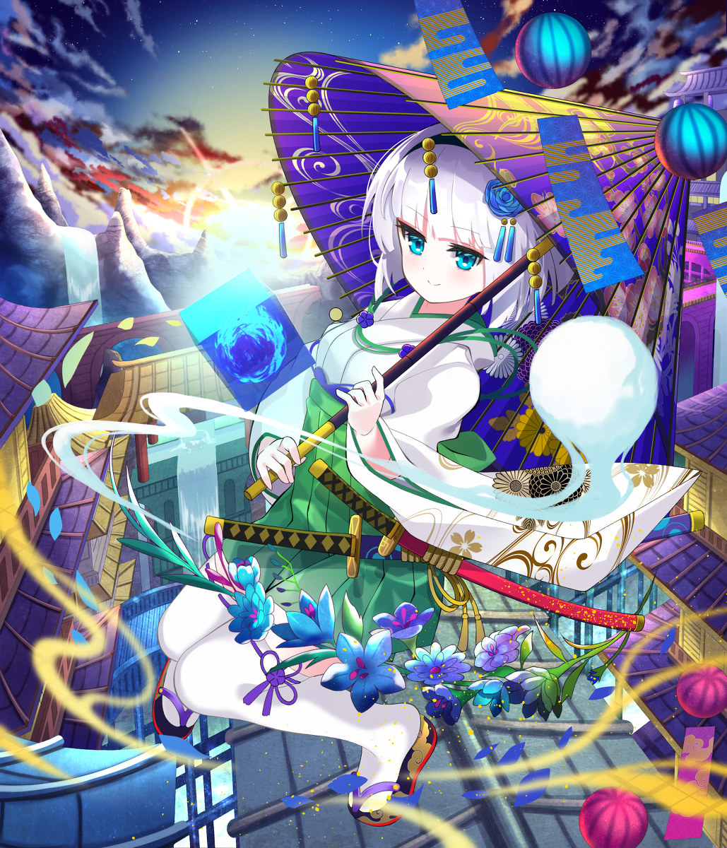 This is a pixiv picture whose title is 魂魄妖夢の幻想.