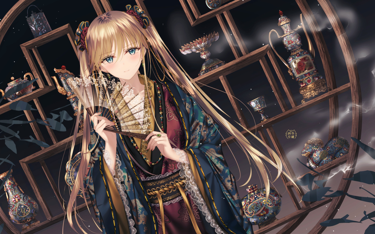 This is a pixiv picture whose title is 景泰蓝.