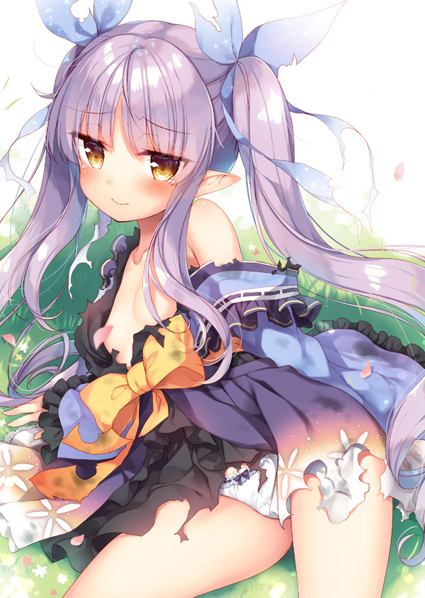 This is a pixiv picture whose title is ぼろまけしちゃったキョウカちゃん.