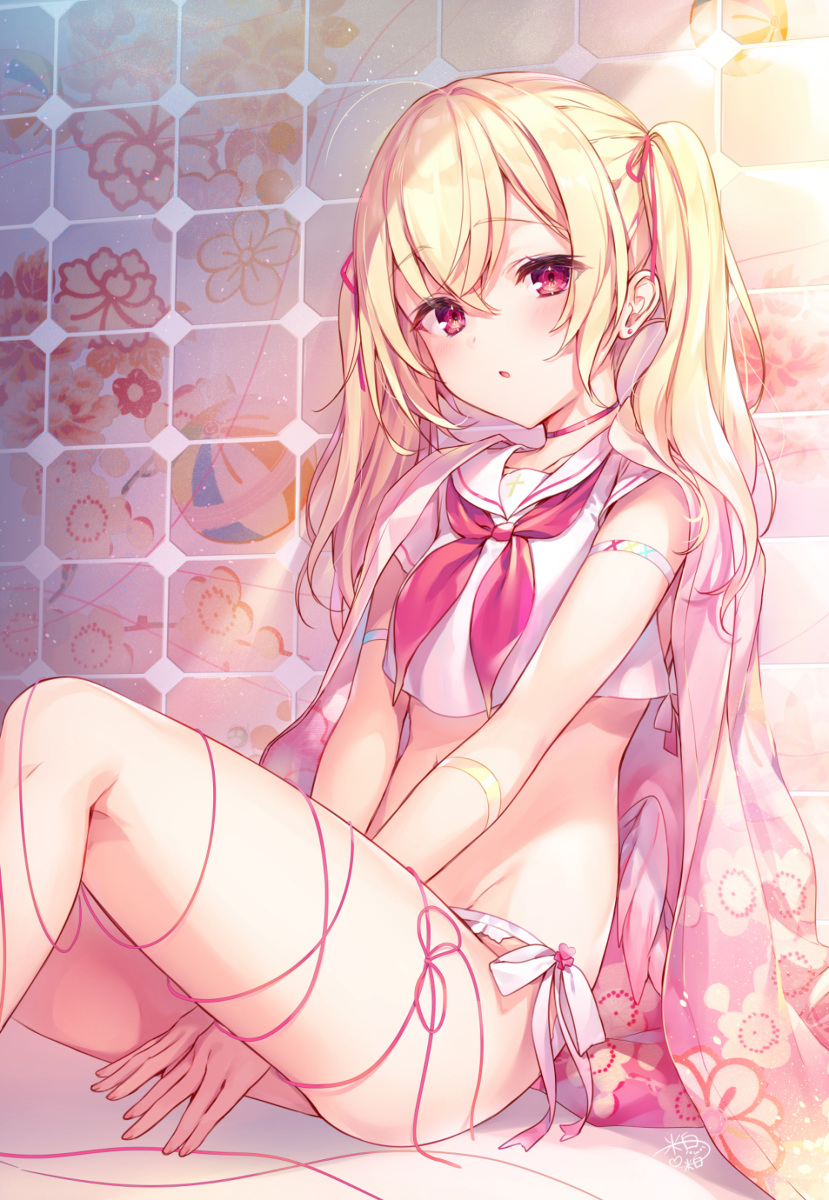 This is a pixiv picture whose title is 🌸恋🌸.