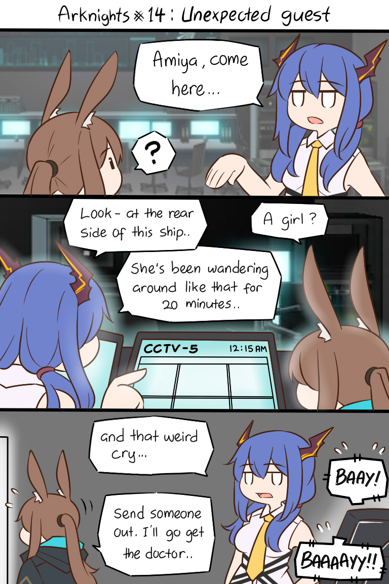 This is a pixiv picture whose title is Arknights #14.