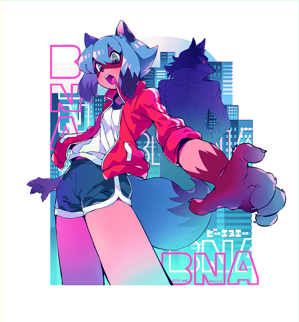 This is a pixiv picture whose title is BNA.