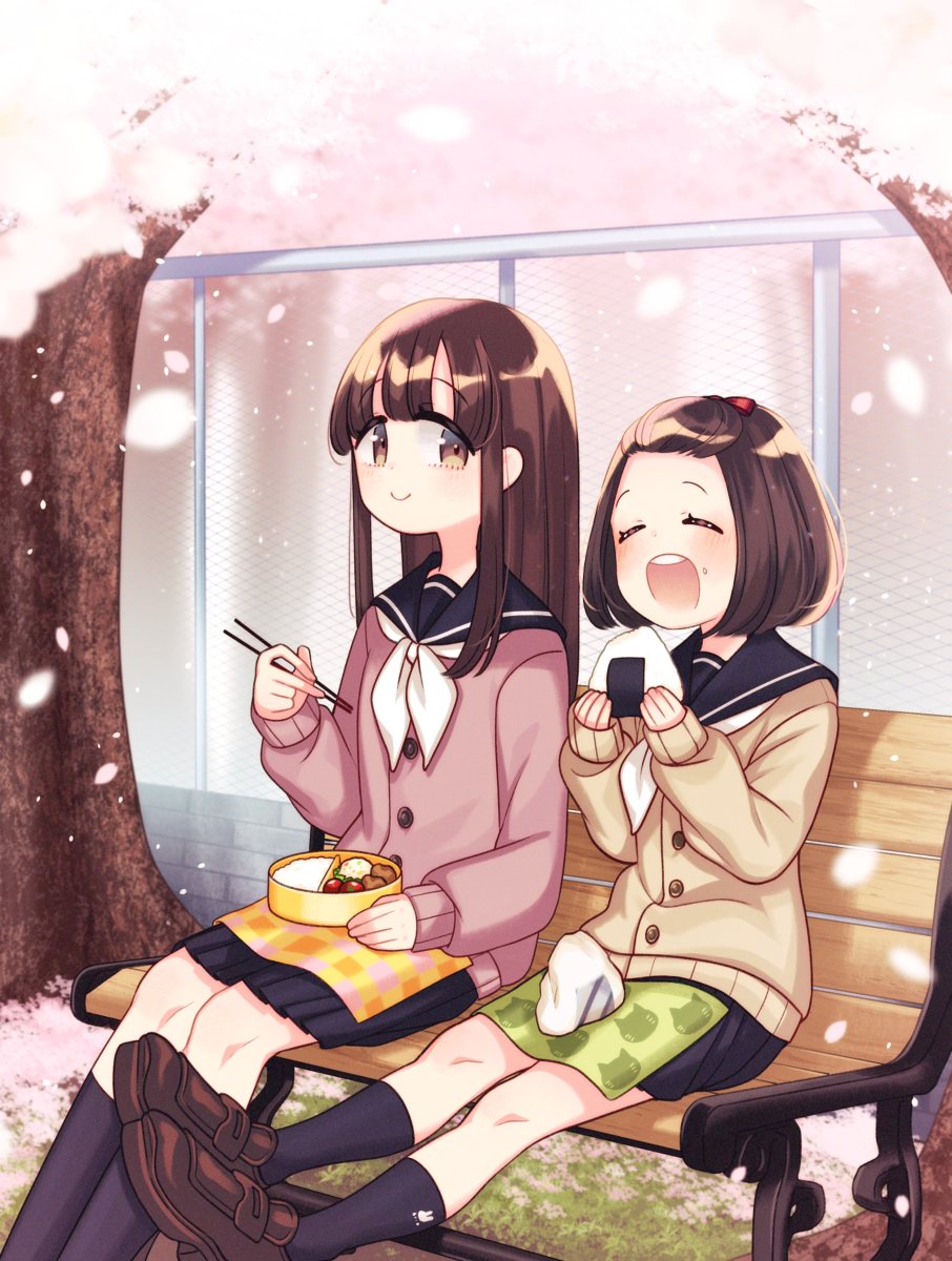 This is a pixiv picture whose title is おべんと！！.
