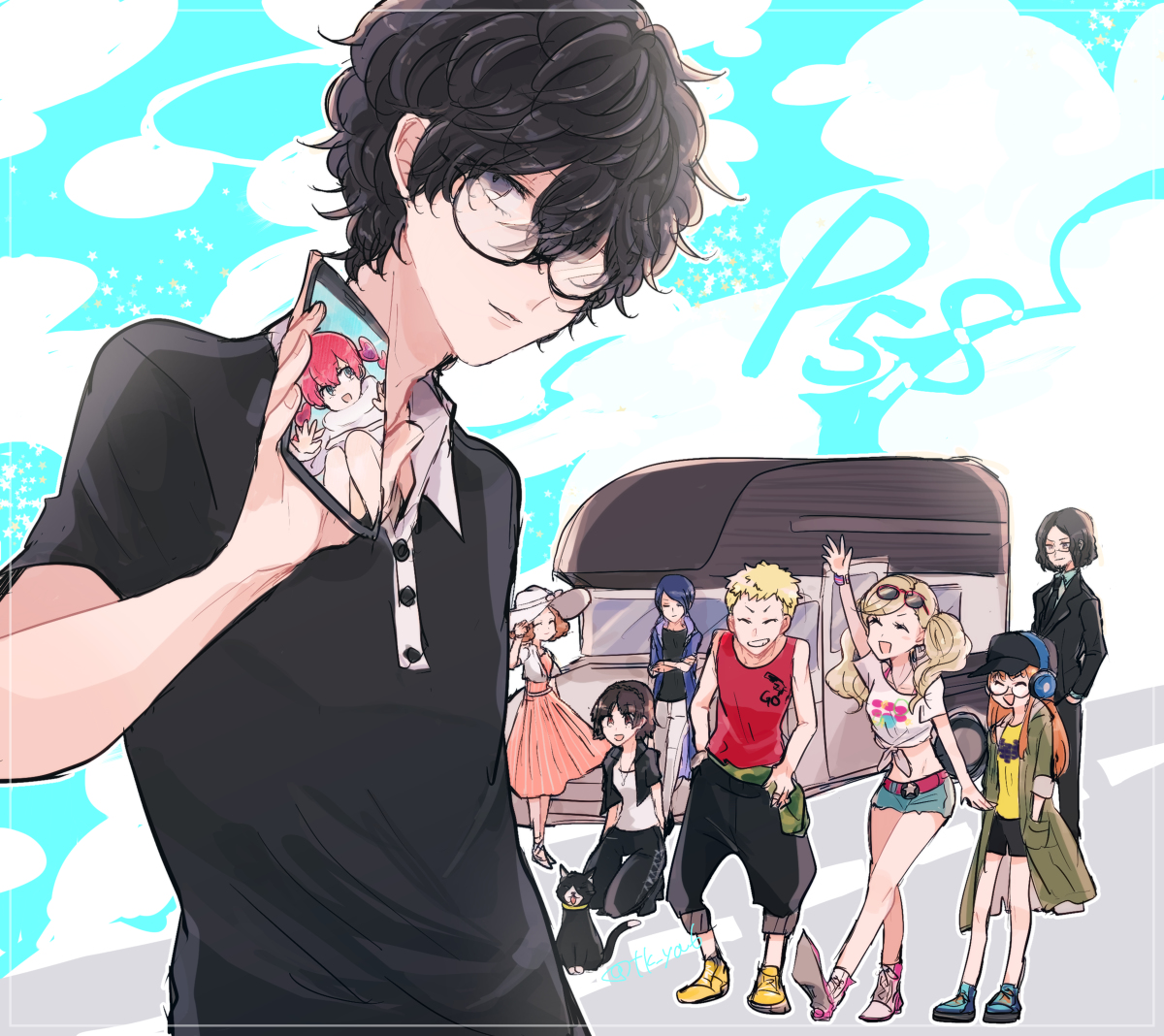 This is a pixiv picture whose title is S中心らくがき.