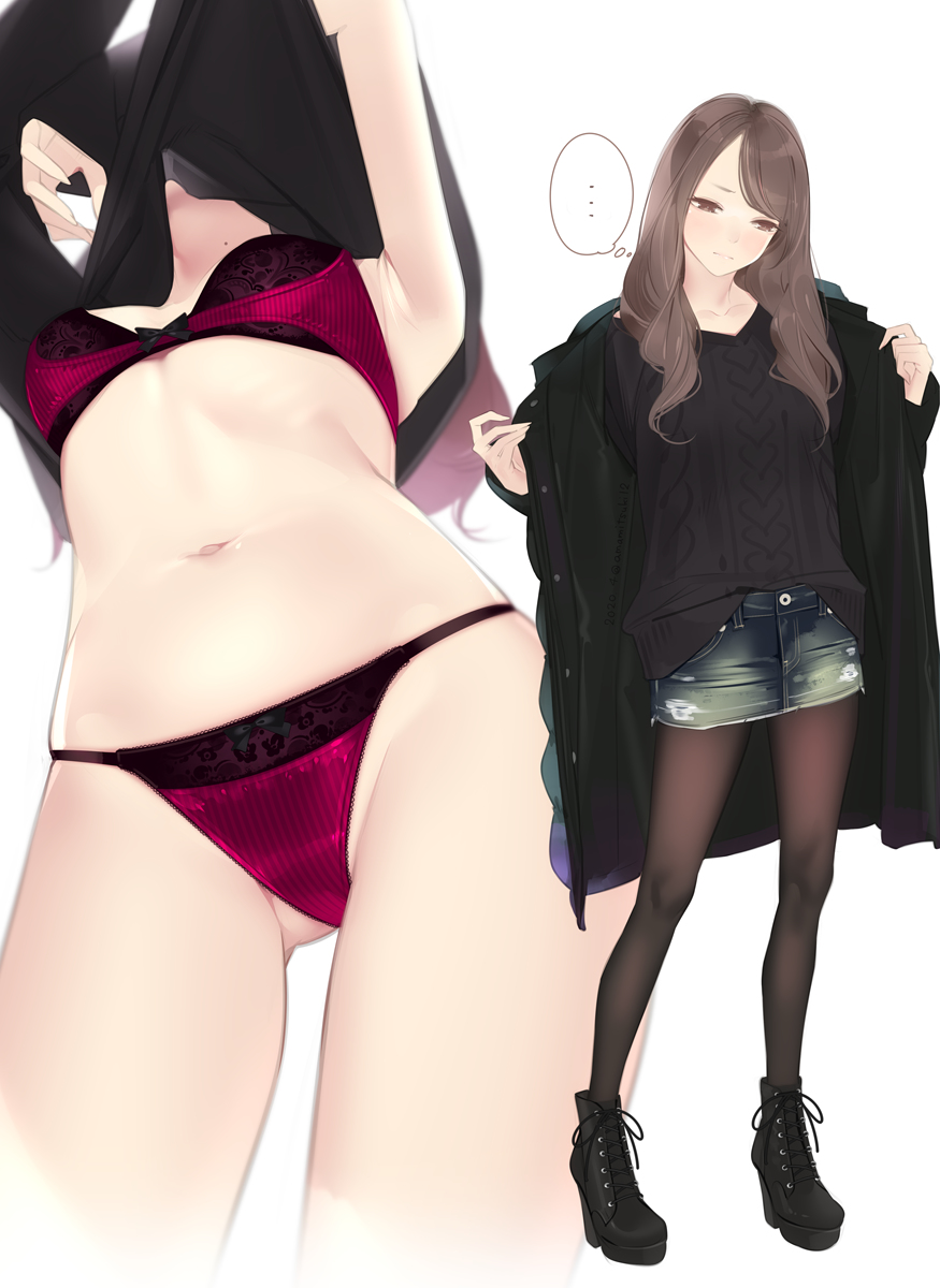 This is a pixiv picture whose title is デリヘル呼んだら同級生が来た.