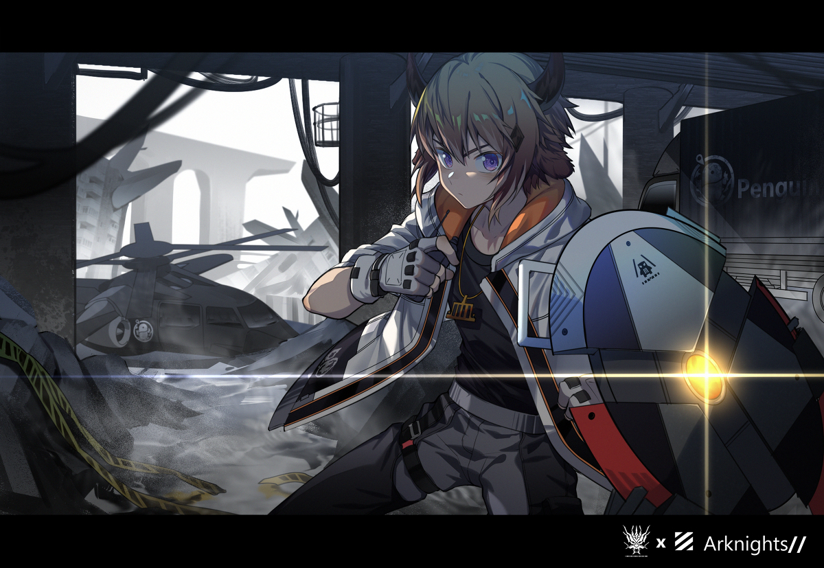 This is a pixiv picture whose title is Arknights.