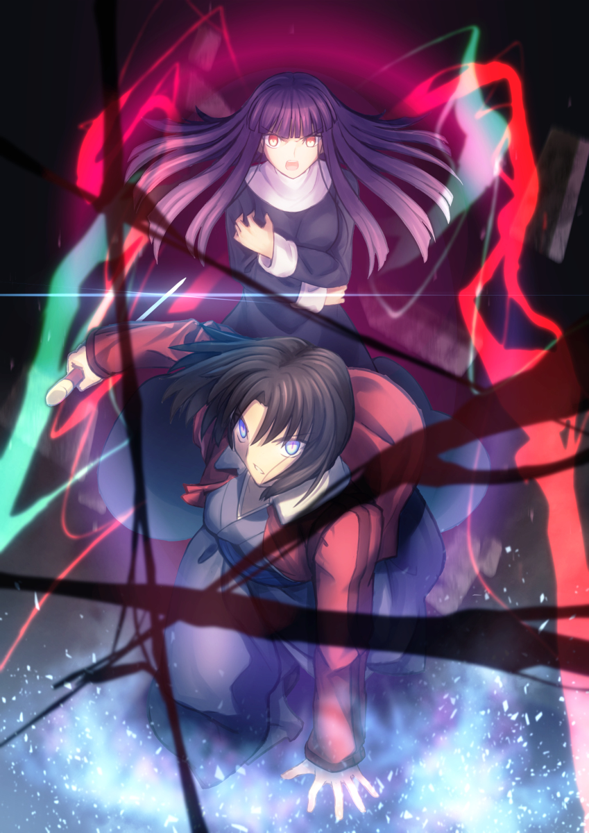 This is a pixiv picture whose title is Cross Noble Phantasm.