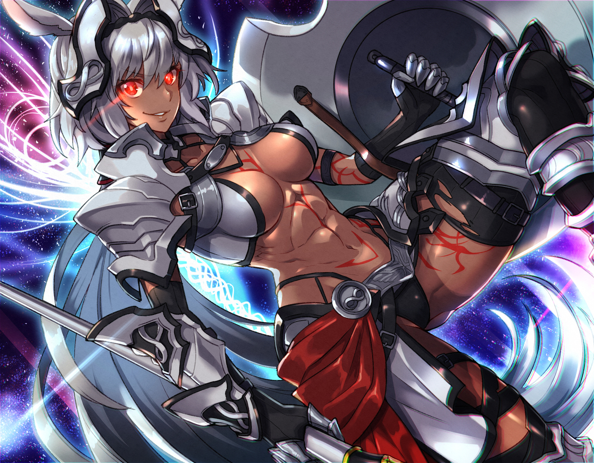 This is a pixiv picture whose title is 神霊カイニス.