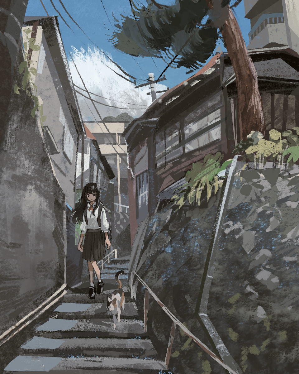 This is a pixiv picture whose title is 導き手.