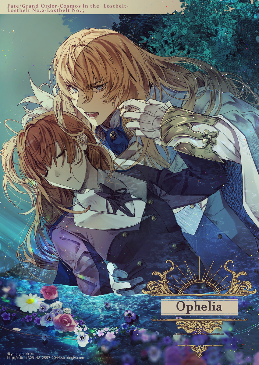 This is a pixiv picture whose title is Ophelia.