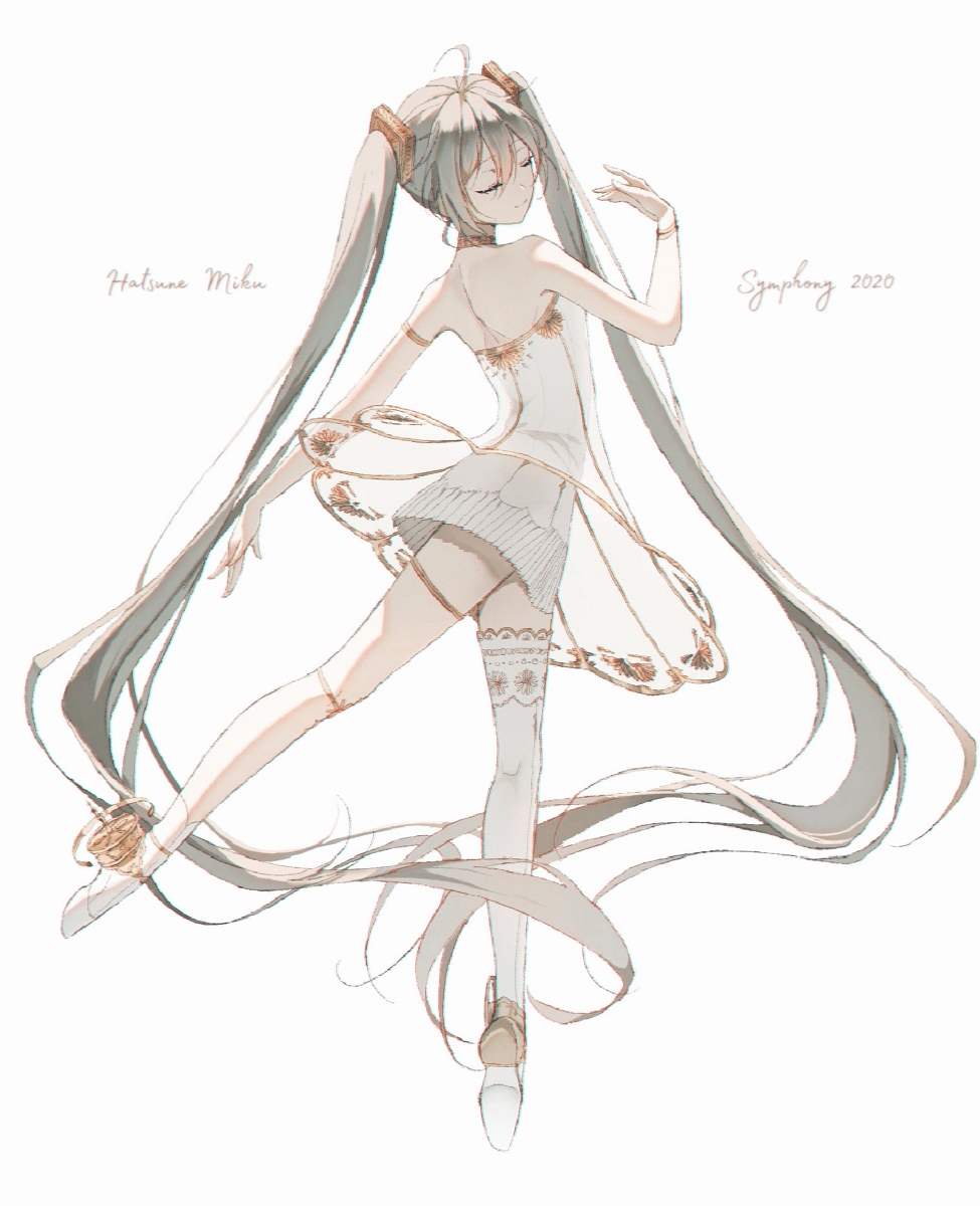 This is a pixiv picture whose title is 蓄音機ミク！.