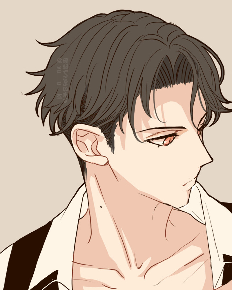 This is a pixiv picture whose title is 豊前さんと散髪.