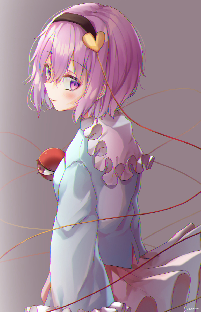 This is a pixiv picture whose title is さとり.