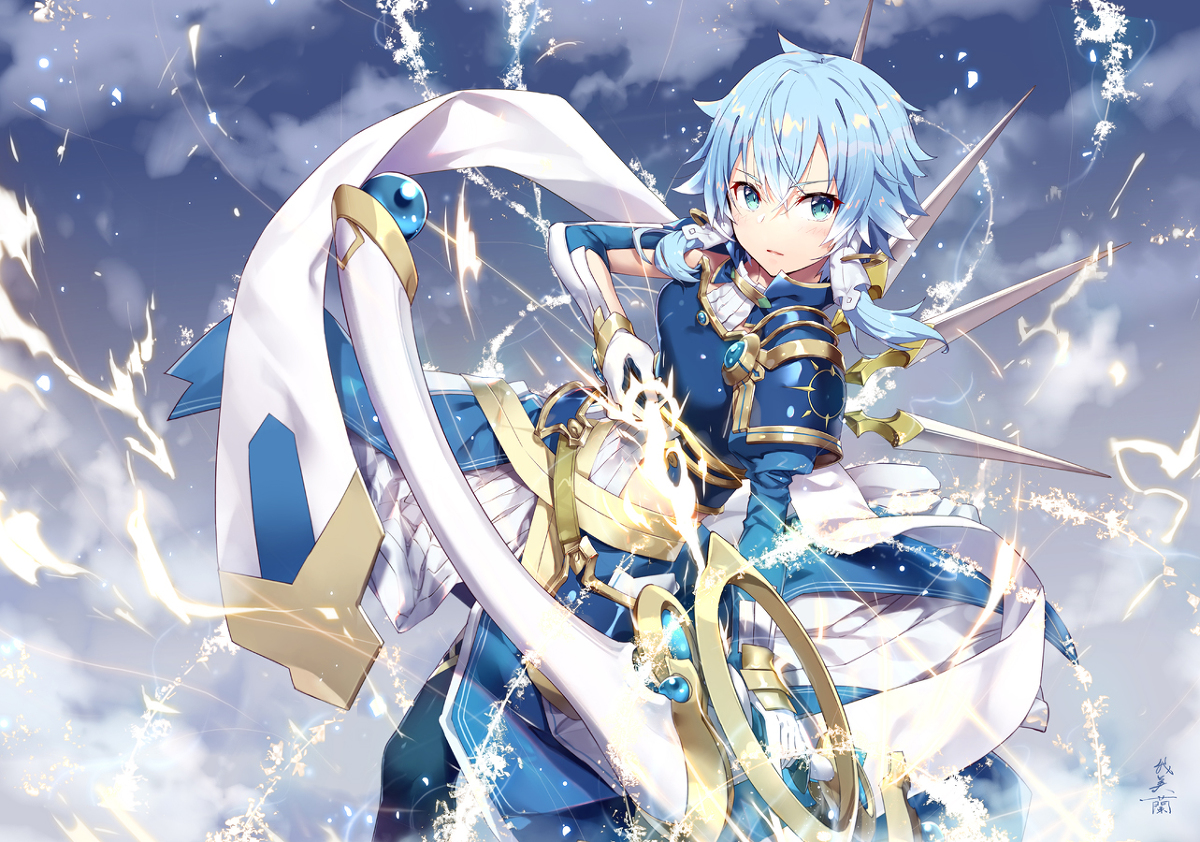 This is a pixiv picture whose title is C98 シノン（ソルス）.