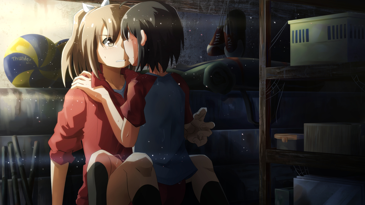 This is a pixiv picture whose title is わざとじゃない.