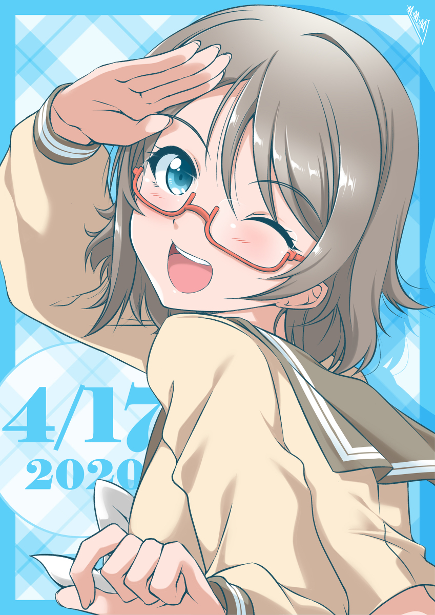 This is a pixiv picture whose title is メガネ曜.