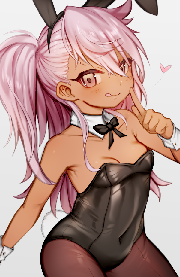 This is a pixiv picture whose title is バニクロ.