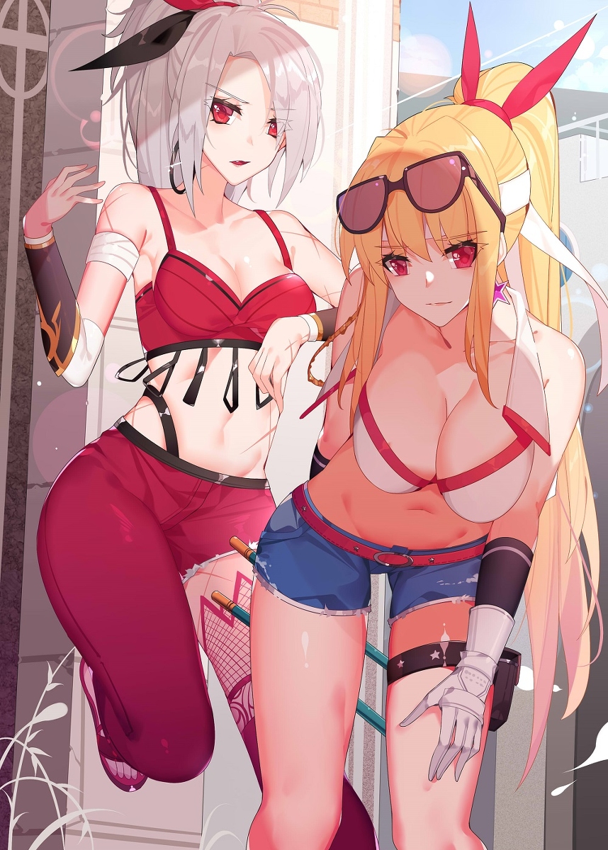 This is a pixiv picture whose title is 格闘家.