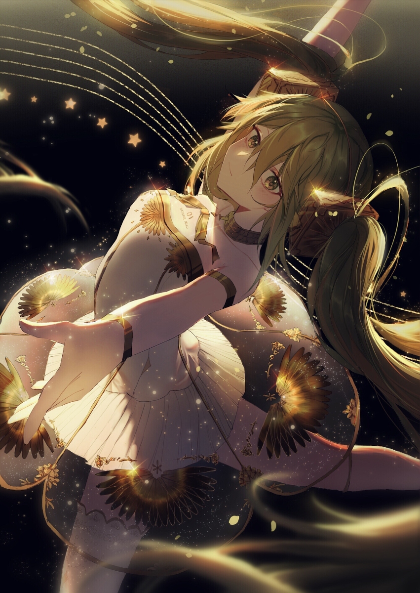 This is a pixiv picture whose title is miku✨.