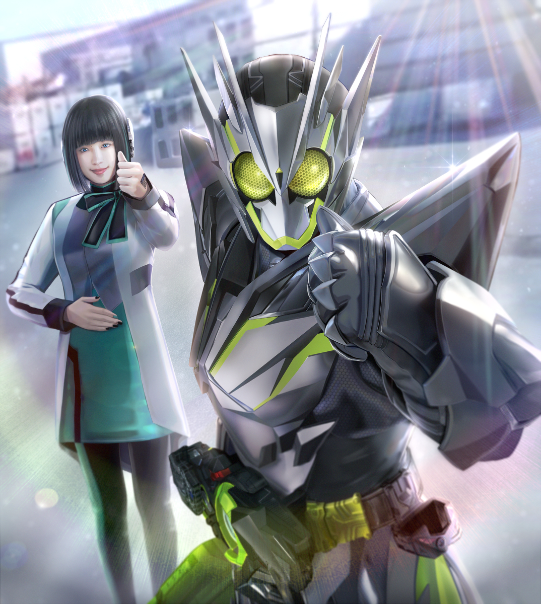 This is a pixiv picture whose title is お前を止められるのはただ一人　俺だ！.