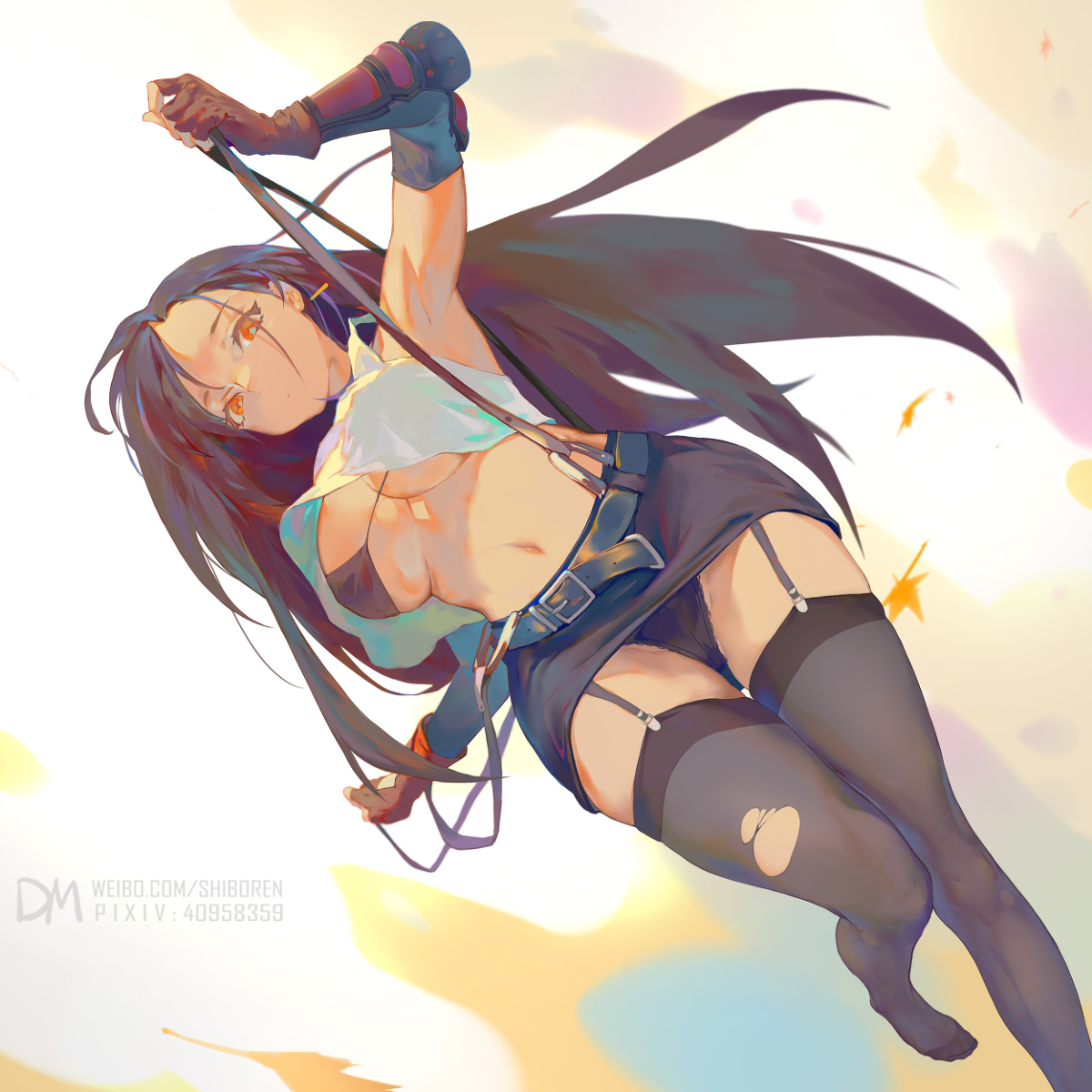 This is a pixiv picture whose title is 蒂法.