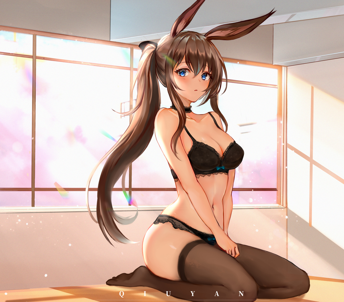 This is a pixiv picture whose title is 阿米娅.