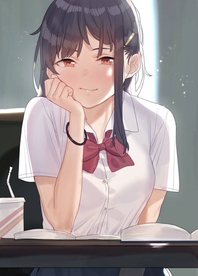 This is a pixiv picture whose title is JKちゃん.