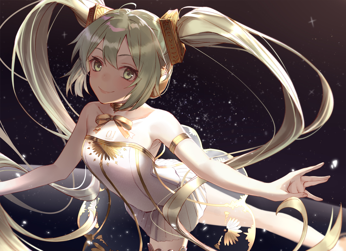 This is a pixiv picture whose title is Miku Symphony.